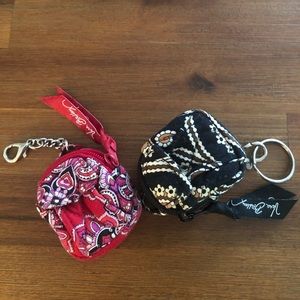 Vera Bradley keychain bags